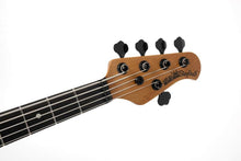 Load image into Gallery viewer, Ernie Ball Music Man StingRay Special 5 HH - Faded Vintage Sunburst - Roasted Maple/Ebony - Black PG - Black Hardware with Mondo gig case