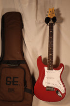 Load image into Gallery viewer, PRS SE Silver Sky John Mayer Model Derby Red electric guitar with gig bag used 2025