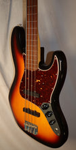 Load image into Gallery viewer, Fender Standard Jazz Bass Fretless Brown Sunburst Rosewood Fretboard Upgraded Active EMG Pickups 2004
