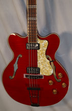 Load image into Gallery viewer, Hofner Contemporary Verythin Bass, Transparent Red HCT-500/7-TR