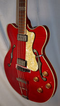 Load image into Gallery viewer, Hofner Contemporary Verythin Bass, Transparent Red HCT-500/7-TR