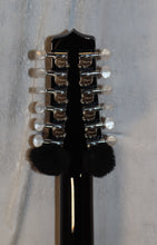 Load image into Gallery viewer, Takamine EF381DX LH Deluxe 12 String Dreadnought Cutaway Left-Handed Acoustic Electric Guitar Gloss Black with gig-case