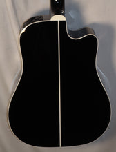 Load image into Gallery viewer, Takamine EF381DX LH Deluxe 12 String Dreadnought Cutaway Left-Handed Acoustic Electric Guitar Gloss Black with gig-case