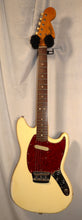 Load image into Gallery viewer, Fender MusicMaster II Olympic White vintage 1966 24" Scale electric guitar