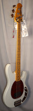 Load image into Gallery viewer, Sterling by MusicMan StingRay Classic 4 Roasted Maple Olympic White electric bass ST-RAY24CA-OWH-M1