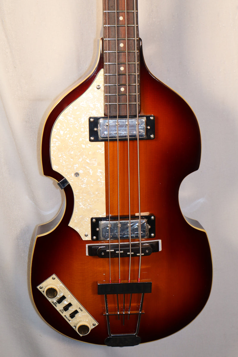 Hofner Ignition Violin Bass left-hand, Sunburst Finish HI-VB