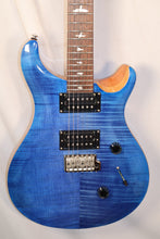 Load image into Gallery viewer, PRS Paul Reed Smith SE Custom 24 Blue Sapphire electric guitar with gig bag used
