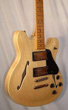 Load image into Gallery viewer, Squier by Fender Starcaster Natural Gloss Finish Semi-Hollow Electric Guitar used