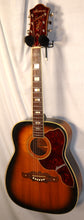 Load image into Gallery viewer, Harmony H1265 Sovereign Deluxe Sunburst Acoustic Guitar vintage 1960s Setup for optimal playability