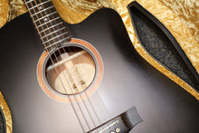 Load image into Gallery viewer, Maton Solid Road Series SRS70CGB Ghost Black Finish Cutaway Acoustic Electric with case B-stock