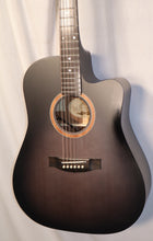 Load image into Gallery viewer, Maton Solid Road Series SRS70CGB Ghost Black Finish Cutaway Acoustic Electric with case B-stock