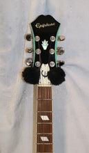 Load image into Gallery viewer, Epiphone Riviera Turquoise Finish Frequensator Tailpiece Semi-Hollow Body Electric Guitar with TKL hard case 1997 Made in Korea Peerless Factory