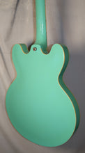 Load image into Gallery viewer, Epiphone Riviera Turquoise Finish Frequensator Tailpiece Semi-Hollow Body Electric Guitar with TKL hard case 1997 Made in Korea Peerless Factory