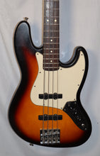 Load image into Gallery viewer, Fender Made in Mexico Jazz Bass Sunburst BadAss Bass II Bridge Bartolini Pickups HiipShot Drop D Tuner with case 2004