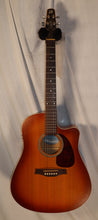 Load image into Gallery viewer, Seagull Entourage Rustic CW QIT Cutaway Dreadnought Acoustic Electric with case used