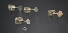 Load image into Gallery viewer, Fender Bass Tuning Machines Lot of 4 vintage 1960s - 2 complete Pre-CBS, 1 incomplete Pre-CGS, 1 Late 60s