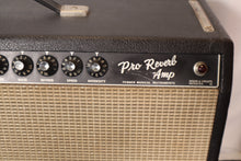 Load image into Gallery viewer, Fender Black Panel Pro Reverb Amp Blackface 2x12" Tube Guitar Combo Amp vintage 1967 LOCAL PICKUP ONLY