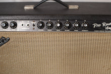 Load image into Gallery viewer, Fender Black Panel Pro Reverb Amp Blackface 2x12" Tube Guitar Combo Amp vintage 1967 LOCAL PICKUP ONLY