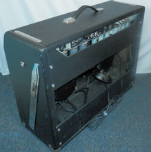 Load image into Gallery viewer, Fender Twin Reverb Amp Black Panel Guitar Tube Combo with cover + footswitch vintage 1966 $3499 Or Best Offer