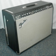 Load image into Gallery viewer, Fender Twin Reverb Amp Black Panel Guitar Tube Combo with cover + footswitch vintage 1966 $3499 Or Best Offer