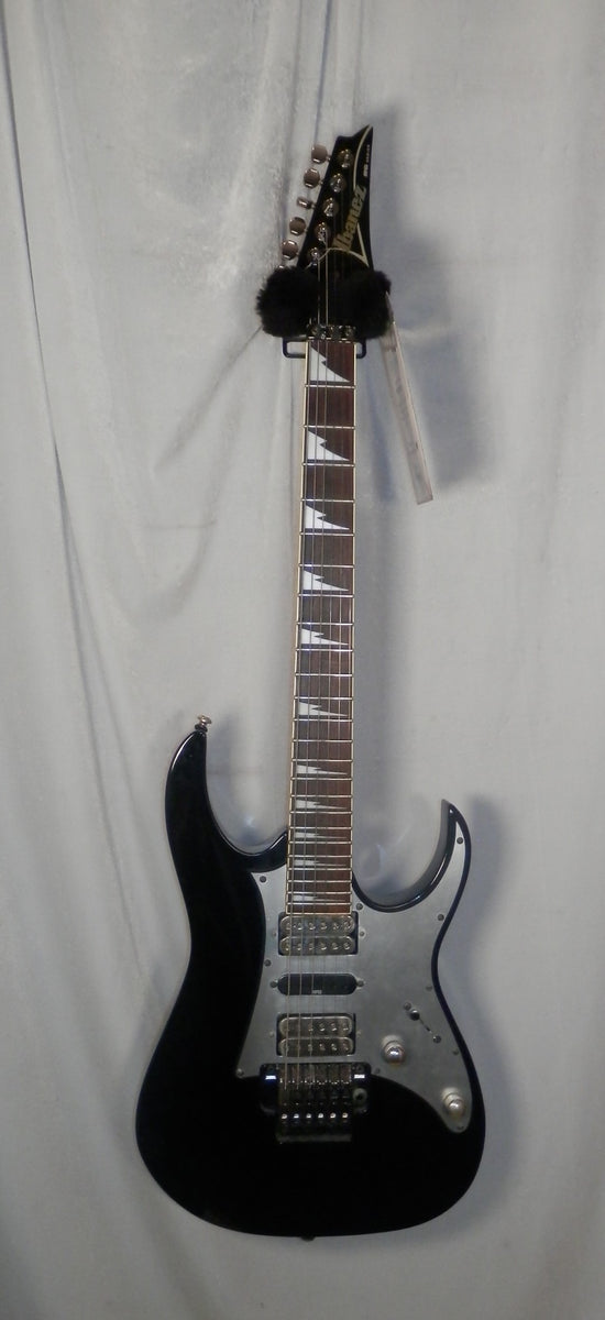 Ibanez RG350EXZ Black/Silver 24-fret locking tremolo electric
