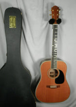 Load image into Gallery viewer, A LoPrinzi LR-20 Dreadnought Acoustic Guitar with case used