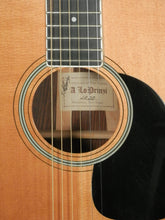 Load image into Gallery viewer, A LoPrinzi LR-20 Dreadnought Acoustic Guitar with case used