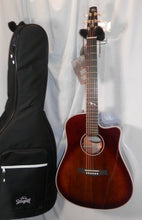 Load image into Gallery viewer, Seagull Peppino Signature CW Bourbon Burst Anthem Dreadnought Cutaway Acoustic Electric w/ bag Model # 050581 new