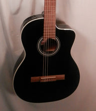 Load image into Gallery viewer, Takamine GC2 CE BLK Nylon Classical Cutaway Acoustic Electric Guitar Black NEW