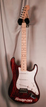 Load image into Gallery viewer, Squier by Fender Stratocaster Snap-On Tools Limited Edition Graphic Snap On electric guitar