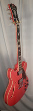 Load image into Gallery viewer, D'Angelico Premier DC Fiesta Red Double Cutaway Semi-Hollow Stop-Bar Tailpiece w/ gig bag DAPDCFRCSCB