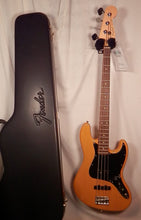 Load image into Gallery viewer, Fender 60th Anniversary American Jazz Bass Butterscotch Blonde Rosewood FB electric bass with case used 2006
