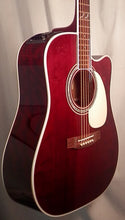 Load image into Gallery viewer, Takamine JJ325SRC John Jorgenson 6-string Dreadnought Cutaway Acoustic Electric Gloss Red Stain with case NEW