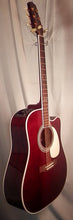 Load image into Gallery viewer, Takamine JJ325SRC John Jorgenson 6-string Dreadnought Cutaway Acoustic Electric Gloss Red Stain with case NEW