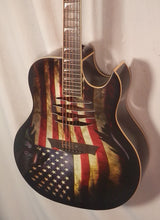 Load image into Gallery viewer, Dean MAKO VALOR USA Flag Acoustic Electric Guitar new