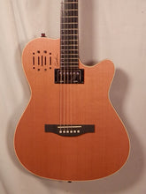 Load image into Gallery viewer, Godin A6 Ultra Natural SG Chambered-Body Electric Acoustic Guitar with gig bag Model # 032293F SF/B-stock