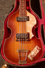 Load image into Gallery viewer, Hofner Violin "Beatle Bass" Tobacco Sunburst Finish with original hard case Made in Germany vintage
