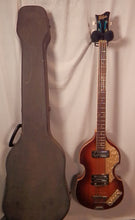 Load image into Gallery viewer, Hofner Violin "Beatle Bass" Tobacco Sunburst Finish with original hard case Made in Germany vintage