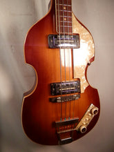 Load image into Gallery viewer, Hofner Violin "Beatle Bass" Tobacco Sunburst Finish with original hard case Made in Germany vintage