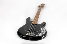 Load image into Gallery viewer, Ernie Ball Music Man StingRay Special - Black - Roasted Maple/Maple - Black PG - Chrome 4-string electric bass with case NEW