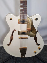 Load image into Gallery viewer, Eastwood Classic 12 - White 12-string Semi-Hollow Body Electric Guitar with gig bag used
