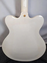 Load image into Gallery viewer, Eastwood Classic 12 - White 12-string Semi-Hollow Body Electric Guitar with gig bag used