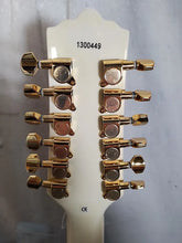 Load image into Gallery viewer, Eastwood Classic 12 - White 12-string Semi-Hollow Body Electric Guitar with gig bag used