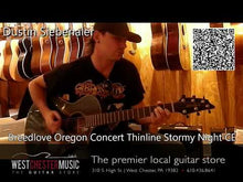 Load and play video in Gallery viewer, Breedlove Oregon Concert Thinline Stormy Night CE Myrtlewood Myrtlewood Acoustic Electric Guitar ORNCS78CEMYMY