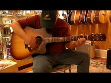 Load and play video in Gallery viewer, Maton SRS70C-TSB Solid Road Series Dreadnought Cutaway Acoustic Electric Tobacco Sunburst with case NEW