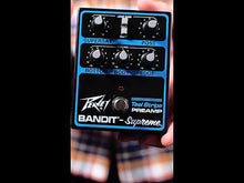Load and play video in Gallery viewer, Peavey Bandit Supreme Teal-Strip Preamp Pedal
