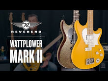 Load and play video in Gallery viewer, Reverend Mike Watt Wattplower Mark II Gloss Root Beer Sparkle Short Scale Electric Bass