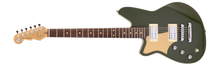 Load image into Gallery viewer, Reverend Descent RA LH Army Green Left-Handed Baritone Electric Guitar