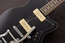 Load image into Gallery viewer, Reverend Jetstream 290 w/ Bigsby Midnight Black Electric Guitar NEW