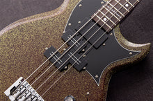 Load image into Gallery viewer, Reverend Mike Watt Wattplower Mark II Gloss Root Beer Sparkle Short Scale Electric Bass